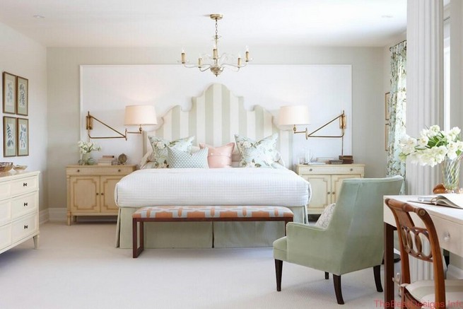 Bedroom Design In Classic Style Angelic White And Tender Colors