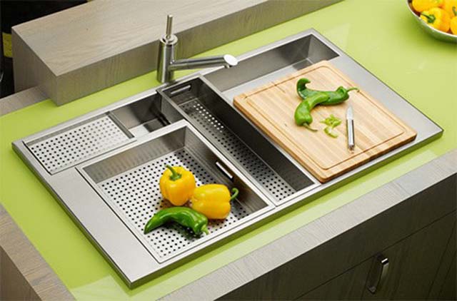 Stainless steel kitchen sinks: the best choice for a modern home