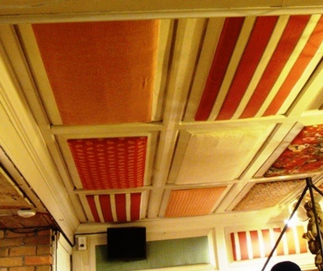 Fabric Basement Ceiling