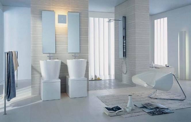 White Bathroom Decoration Ideas