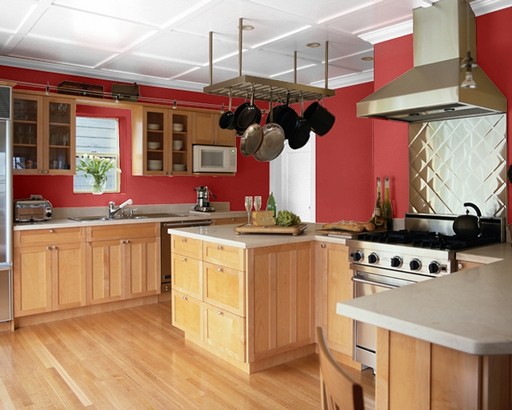 Kitchen paint colors red 2