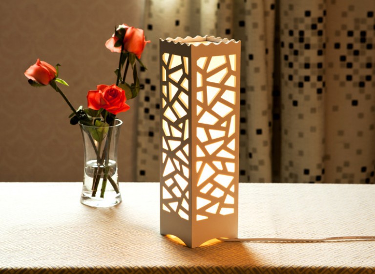 Rustic bedside table lamps
