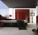 Red bedside table lamps