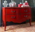 Dressers painted red