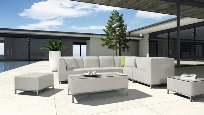 Patio sectional set
