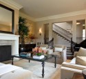 Living room chair rail