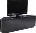 Large black tv stands