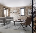 Wall ideas for living room stone wall