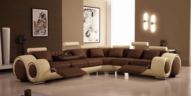 Wall designs for living room in paint