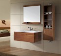 Framed mirrors with shelf