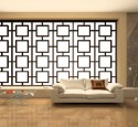 Retro living room wall