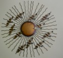 Outdoor wall art metal