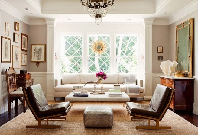 Living room arrangements with play area