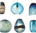 Light blue pendant lighting fixtures