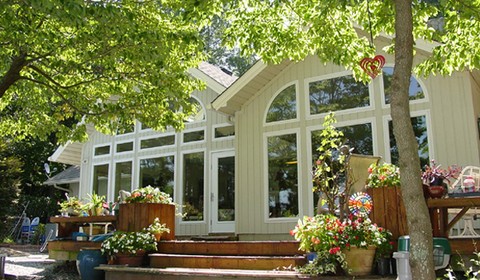Enclosed sunroom additions