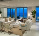 Living room arrangements with bay window