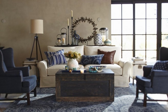 Small retro table lamps