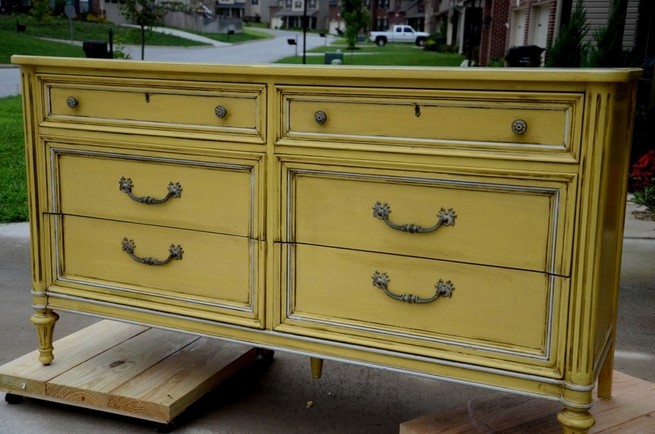 Painted tall dressers