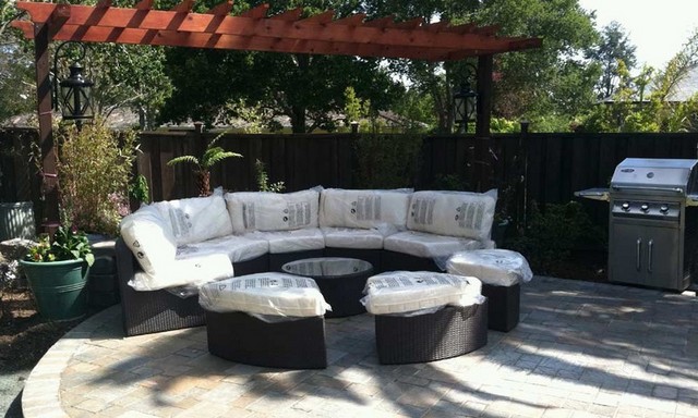 Patio sectional furniture sale