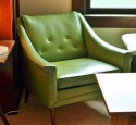 Retro living room curtains