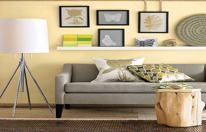 Living room word wall art