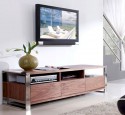Stands contemporary tv console with connect-it power drawer