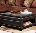 Coffee table ottoman with storage