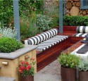 Contemporary Small Patio Garden