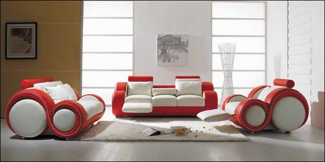 Living room furniture sets walnut