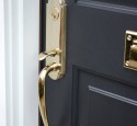Front door handlesets black
