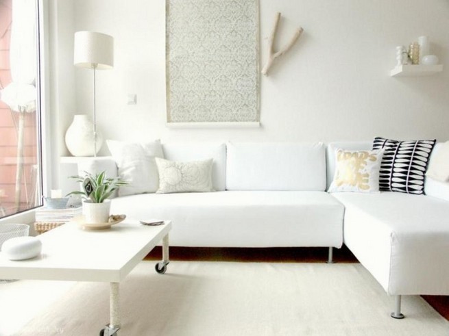 Living room furniture white