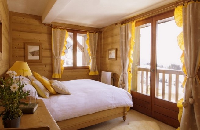 Small yellow table lamps