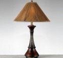 Antique wood floor lamps