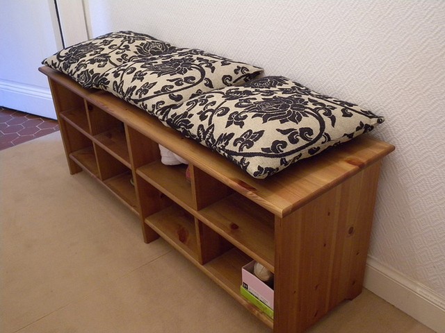 Storage bench wood