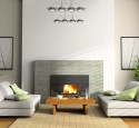 Living room design ideas with fireplace
