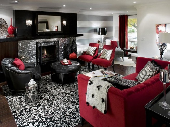 Retro living room end tables