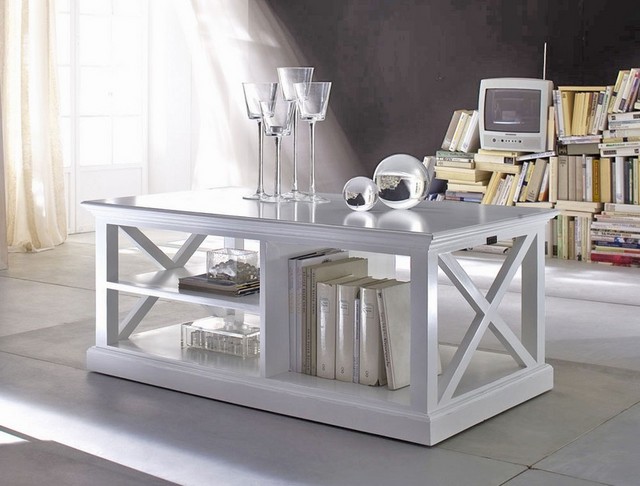 White coffee table books