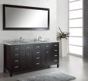 Framed mirrors espresso