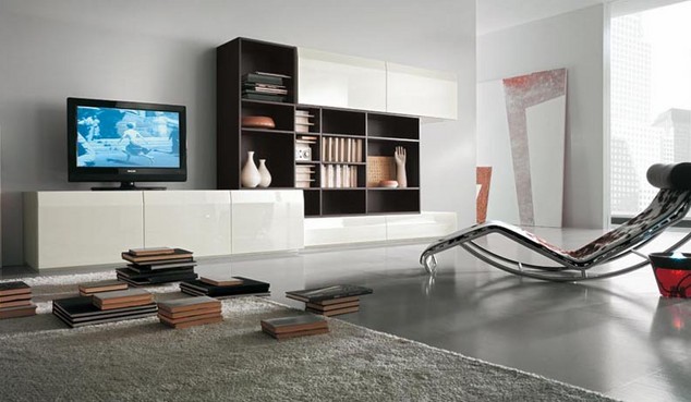 Designs for living room wall units