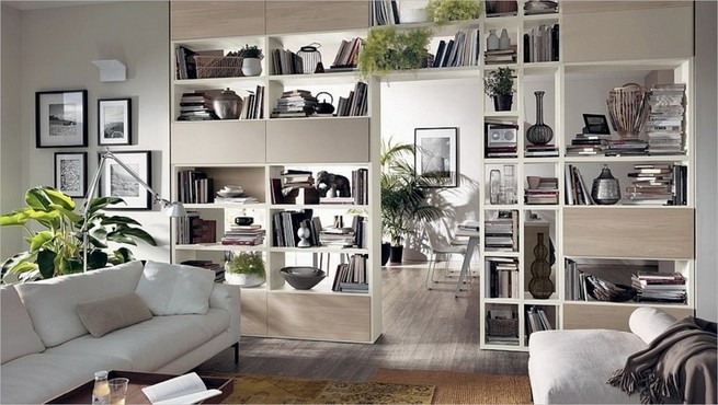 Shelving ideas for living room walls