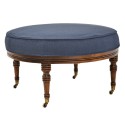 Coffee table ottoman with casters
