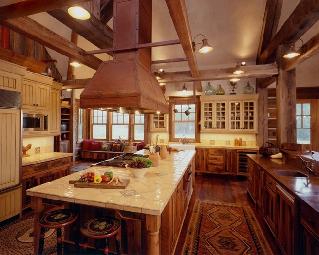 Kitchen rugs rustic