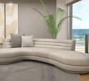 Small tufted sectional sofa