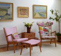 Retro living room decor