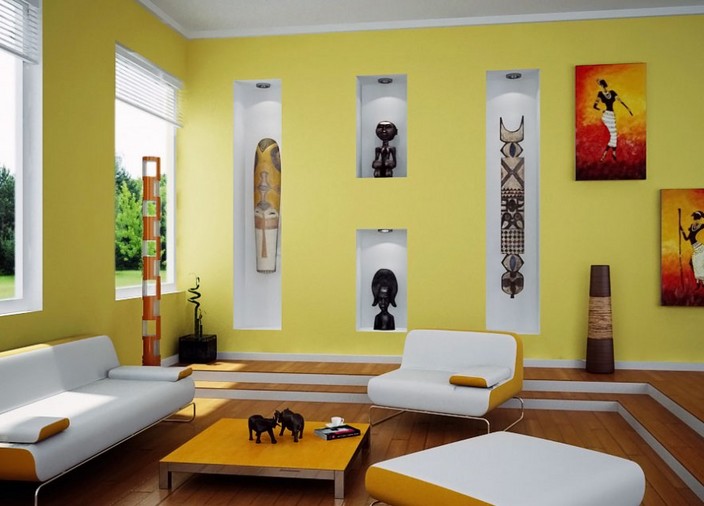 Wall color ideas for living room with black furniture