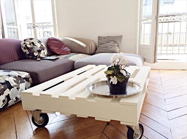 Nice white coffee table for home and patio