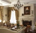 Elegant curtains for the living room
