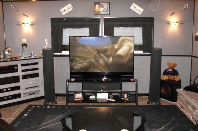 Tv stands with large center channel