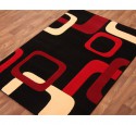 Kitchen rugs red and black