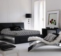 Gray black and white wall art
